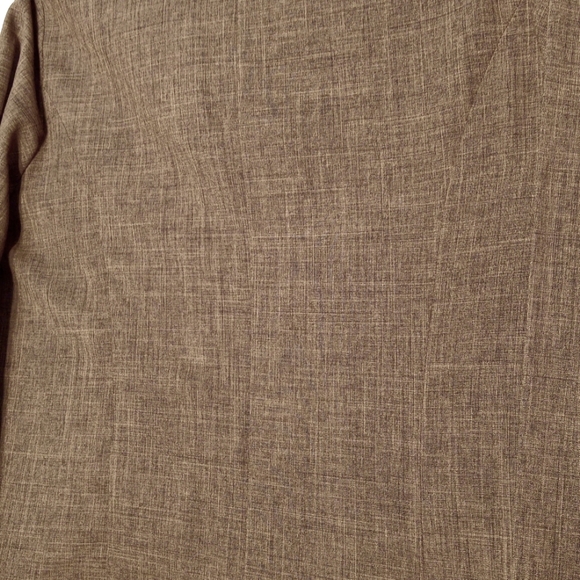 Sag Harbor Blazer Academia Minimalist Long Sleeve W18 Brown Pockets Button Close - Picture 6 of 12